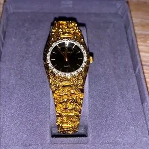 Waltham gold nugget watch clearance